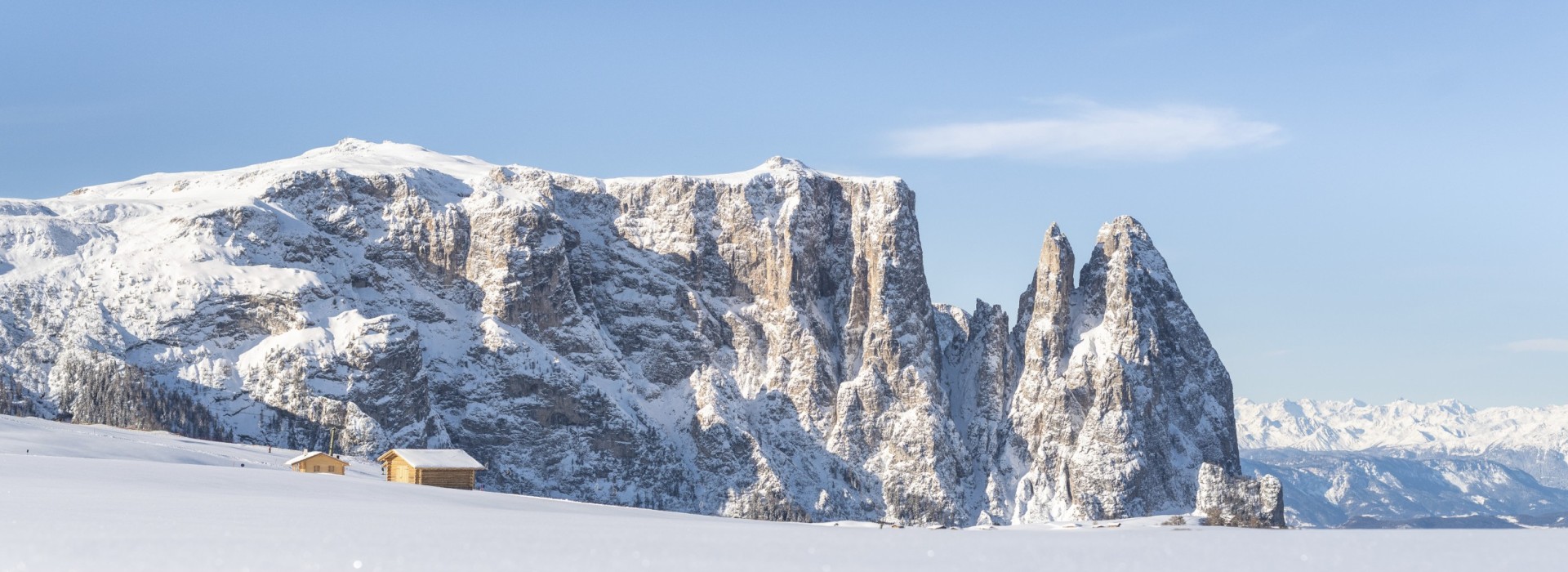 Der Schlern aus seiner bekanntesten Perspektive.